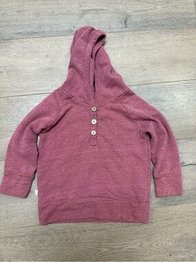 Kids Hooded Pullover Sweatshirt - Dusty Rose